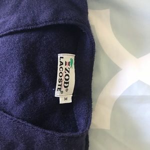 Lacoste Retro (original) cardigan.